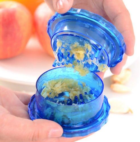 VIPASNAM-Kitchen Hand Tools Plastic Garlic Press Presser Crusher Masher Cutter Slicer KY