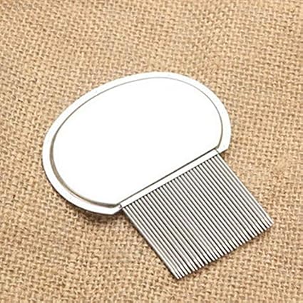 ELECTROPRIME 0E62 Pet Dog Stainless Steel Fine-toothed Fleas Lice Removal Comb Brush Tool