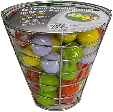 JEF WORLD OF GOLF Foam Practice Balls (42 Multi-Colored Balls)
