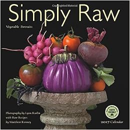 Simply Raw 2017 Wall Calendar: Vegetable Portraits and Raw Food Recipes, by Matthew Kenney Amber Lotus Publishing