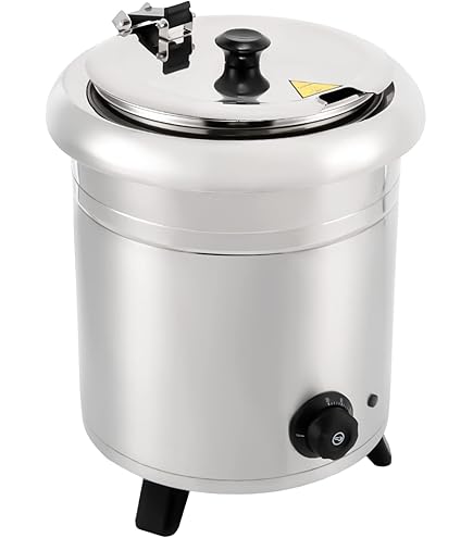 thumbnail image 2 of 10.5Qt Commercial Soup Warmer - Electric Soup Kettle With Temperature Control For Restaurants & Parties 2 of 14