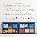 DECOWALL DAT-1708 My First Alphabet ABC with Pictures Kids Wall Stickers Wall Decals Peel and Stick Removable Wall Stickers for Kids Nursery Bedroom Living Room décor