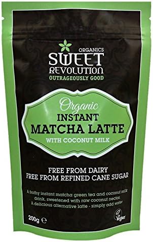 Organic Instant Matcha Latte - Free from dairy and refined cane sugar