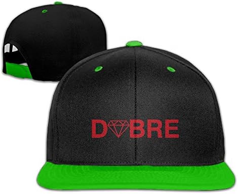 Hip Hop Baseball Cap New Original Design Dobre Logo KellyGreen One Size
