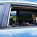 Baby Car Window Shade,Universal Rear Window Sun Shade with Breathable Mesh,Premium for Small & Medium Car Camping(2 Pack)