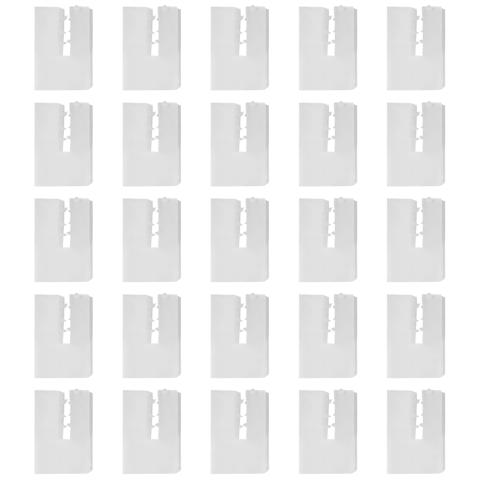 Faderr 25pcs Radiator Anti Vibration Inserts TPU Rubber Compact Universal Radiator Bracket Home Radiator Bracket Protector Packer Radiator Anti Vibration Fitting(White)