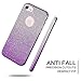 Hanlesi iPhone 7 Case, Shiny Gradient Bling Series Case Hard Silicone Three-in-one Gradient Solid Color Shiny Phone Protection Shell for Apple iPhone 7 4.7 inch