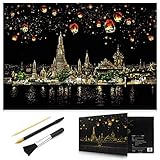 MIASTAR Scratch Painting Kits for Adults