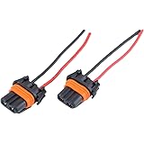 COMPSTUDIO2Pcs Adapter Wiring Harness Sockets Wire for 9005 H10 Headlights or Fog Lights