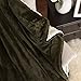 Bedsure Sherpa Fleece Blanket Twin Size Oliver Green Plush Blanket Fuzzy Soft Blanket Microfiber