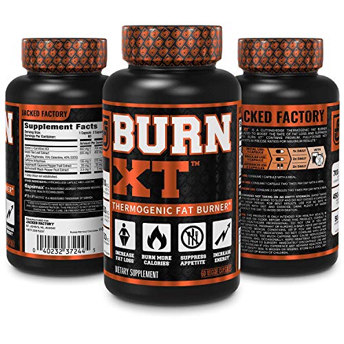 BurnXT Thermogenic Fat Burner Weight Loss Supplement, Appetite