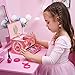 SONGMICS Musical Jewelry Box Ballerina Jewel Storage Case, Gift for Little Girls, Ball Princess with Brahms Lullaby Melody, Pink UJMC006
