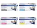 Brother TN-310BK TN-310C TN-310M TN-310Y DCP-9050 9055 9270 HL-4140 4570 MFC-9460 9560 9970 Toner Cartridge Set (Black Cyan Magenta Yellow, 4-Pack) in Retail Packaging primary