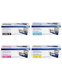 Brother TN310 cartucho de tóner (Negro, Cian, Magenta, amarillo, 4-Pack)