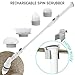 Electric Spin Scrubber,GRIINTEKK Tub and Tile Scrubber- Cordless Power Spin Scrubber for Bathroom, Floor, Wall, Floor, Scrub Brush Scrubber- With 4 Rechargeable Rotating Head and 1 Adapter