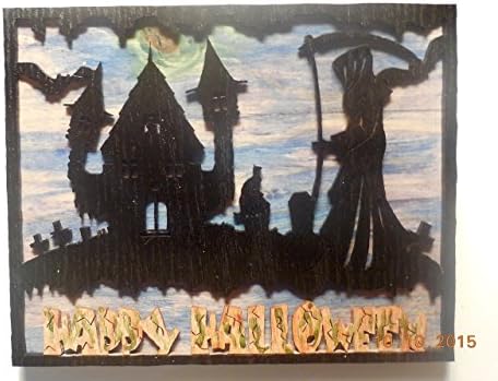Haunted house halloween wall decor