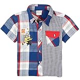 [IGO.]Despicable Me - Minion tees boys Top cotton Short sleeve shirt NR-X08_18/24m