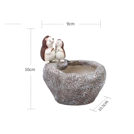 Hacpigbb Créatif Animal Mignon Vase Ornement Imitation