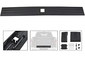 OKPARZ Compatible for Flexible Flex Step Center Tailgate Cap Mad Trim Molding with Release Button Ford F-150 F150 2015-2020 FL3Z9940602B