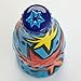 Enesco Coke by Romero Britto Coke Bottle Blue Cap Figurine, 6.5-Inch