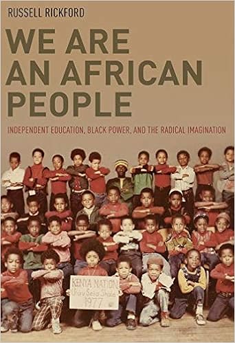 The cover of We Are an African People: Independent Education, Black Power, and the Radical Imagination. Below the title there is an image of a large group of Black children.