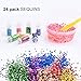 Slime Supplies Kit - Slime Stuff Charm Include Foam Balls, Fishbowl Beads, Glitter, Fruit Slices, Pearls, Slime Mylar Flake, Slime Containers for DIY Slime Making Kit, Girl Slime Party