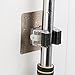 MEZOOM Mop Holder, 8 pcs Broom Mop Holder Self Adhesive Wall Mount Tools Storage Organizer for Kitchen and Bathroom