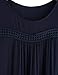 ROMWE Women's Solid Cute Short Sleeve Shift Swing Short Dress