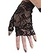 Fun World Sexy Lace Gloves 1980's Gothic Steampunk Womens, Black, Standard