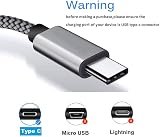 Yosou USB C Cable 2M 2 Pack USB A to C Fast Charging Braided Lead for Samsung view 7