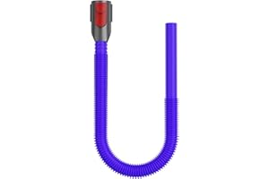 NUKISA Sealegend Dryer Lint Vacuum Attachment Compatible with Dyson V15 V12 V11 V10 V8 V7 Gen5 Cordless Vacuum Cleaner, Flexible Dryer Vent Cleaner Kit Lint Removal Tool Purple