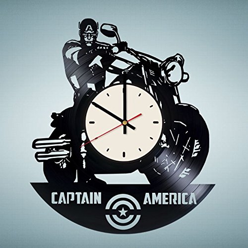 Captain America Civil War Vinyl Wall Clock