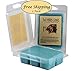 2 Pack - Fierce (Compare to Abercrombie & Fitch Scented Soy Wax Melts | Bold Fragrance Wickless Candle Wax Cubes | Poured By Hand in the USA by Just Makes Scents Candles & Gifts