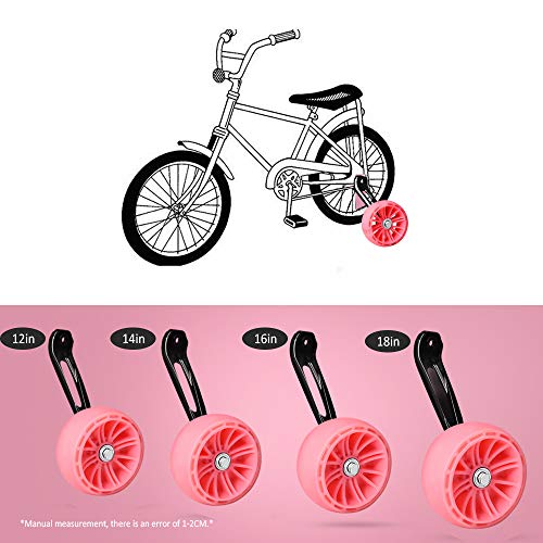 image for SPORUS Training Wheels, Thicken Bike Training Wheels for Kids Under 70