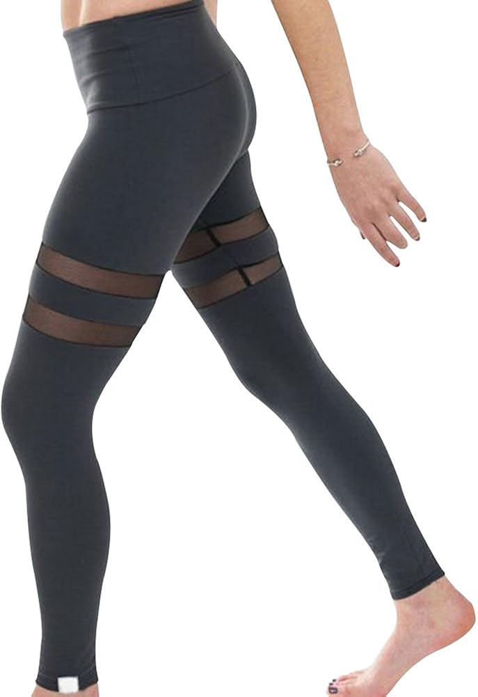 mesh panel workout leggings