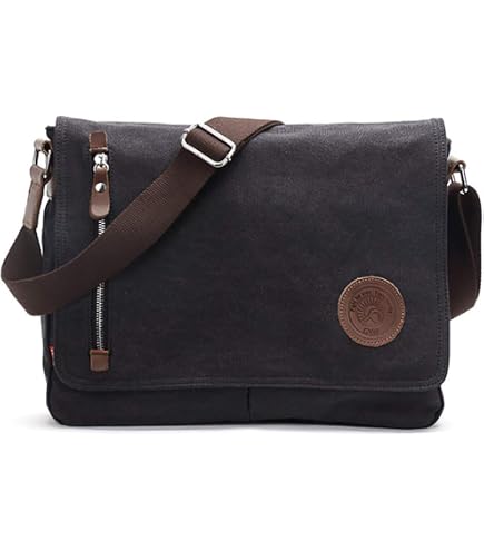 ROTHCO Canvas Equipment Bag BLACK | Army surplus MILITARY RANGE
