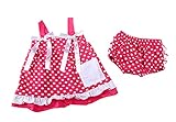 StylesILove Baby Girl Cute Tunic and Bloomers 2-piece (18-24 Months, Polka Dot Pink)