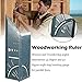 Neepanda Woodworking Square Size Measure Ruler with Carpenter Pen,Woodworking 3D Mitre Angle Measuring Tool with Gauge & Ruler for Three Dimensional Items Measuring Timber, Pipes,Etc