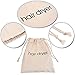 Hair Dryer Bags Drawstring Bag Container Hairdryer Bag, 11.8 by 13.8 Inch (Cotton, Beige)