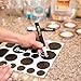Colore Chalkboard Labels - Perfect Stickers for Mason Jars, Water & Wine Bottles, Food Can & Container - Free Door Tag - Black Round Shape - 3 Sheets