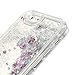 iPhone 6s plus case,iphone 6 plus case, liujie Liquid, Appmax Cool Quicksand Moving Stars Bling Glitter Floating Dynamic Flowing Case Liquid Cover for Iphone 6s plus 5.5inch (silver)