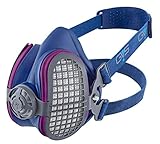 GVS SPR457 Elipse P100 Dust Half Mask Respirator with replaceable and reusable filters included