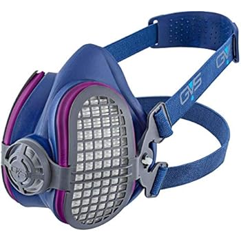GVS SPR457 Elipse P100 Dust Half Mask Respirator with replaceable and reusable filters included