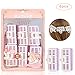Yousha DIY Self Grip Plastic Hair Roller Curler, Heatless Snap Bang Roller with Clip, Hairdressing Curlers, 6pcs, Medium, Random Color