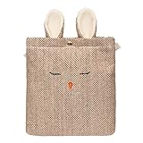 Women Handbag, Hunzed Summer Beach Cute Crossbody Shoulder Bag Messenger Bags Woven Oblique Grass Bags (Khaki)