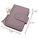Women's Mini Credit Card Case Wallet with ID Window and Card Holder purse 9 Colors(Lavender）