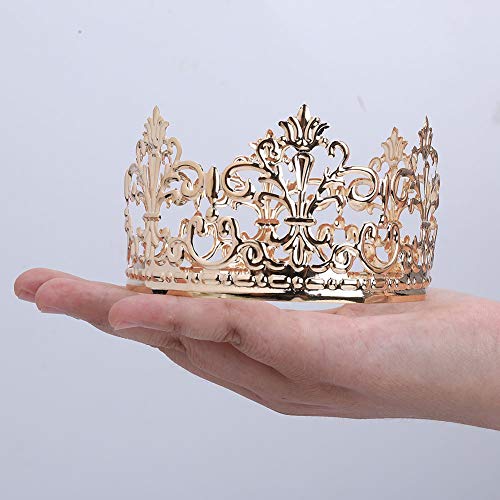 Little Vintage Crown Cake Topper Royal Themed Baby Shower Decorations