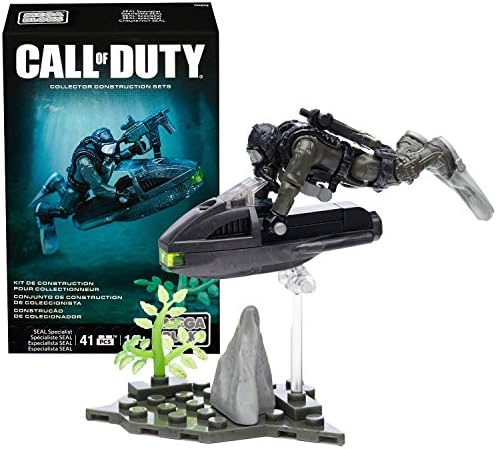Mega Bloks Year 2015 Call of Duty Series Micro Figure CNG72 - SEAL SPECIALIST with Underwater Vehicle, Rifle &amp; Seabed Base (Total Pieces: 41)