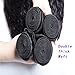 Ali Moda Yaki Kinky Straight Brazilian 8A 3 Bundles Human Virgin Hair Weave Extensions Natural Color (14 12 10)