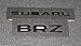 SUBARU BRZ BLACK TRUNK EMBLEMS - 2013+ BRZ (Matte Black)